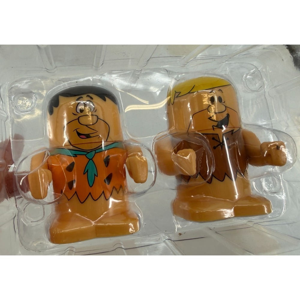 Hanna Barbera The Flintstones Fred Barney Salt Pepper Shakers Set New Box